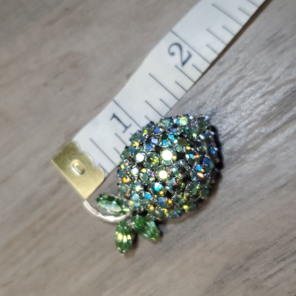 Vintage Warner Lime Brooch - Picture 4 of 4